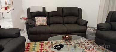Salotto recliner elettrico