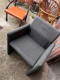 Poltroncina Moderna  e Minimalista - grigia