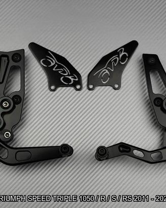Pedane arretrate SPEED TRIPLE 1050 R S 2011 2020