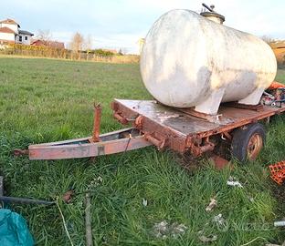 rimorchio agricolo+ cisterna 