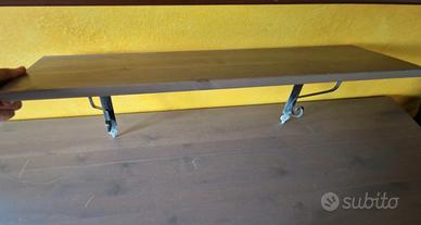 Mensola legno grigio 