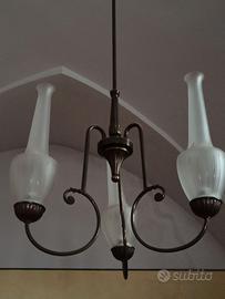 Lampadario vintage meta '900