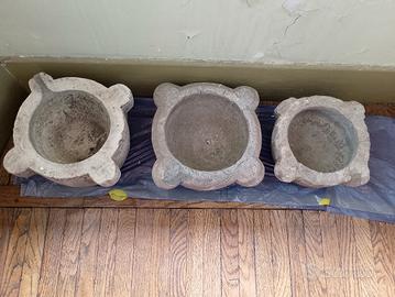Antichi mortai in marmo da collezione Toscana