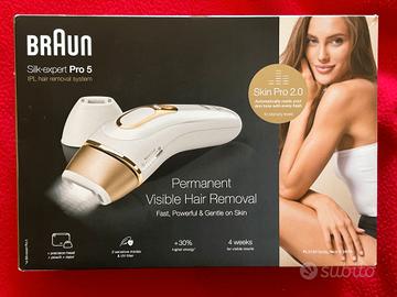 Braun silk-expert Pro 5 depilatore laser bianco 