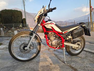 Beta Alp 200, marzo 2025, 2.600 km, accessoriata