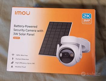 imou cell pt con batteria e pannello