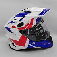 Casco Airoh Commander 2 Reveal blu rosso TG.XS-S