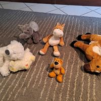 n 6 peluche animali