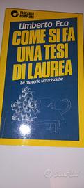 libro "come si fa una tesi di laurea" di Umberto E