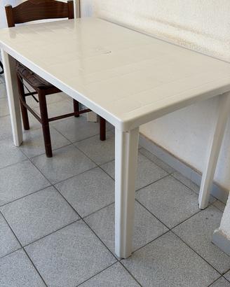Tavolo in plastica