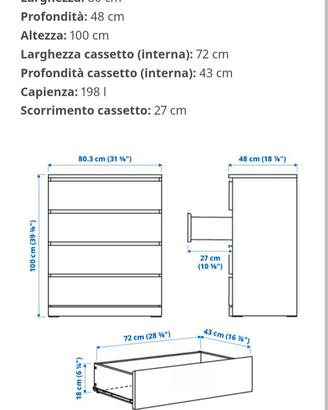 cassettiera 