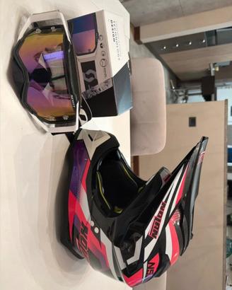 casco nolan + mascherina scott