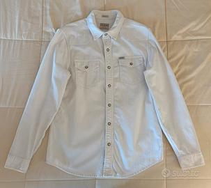 Camicia Jeans Uomo Guess Bianca - Taglia S
