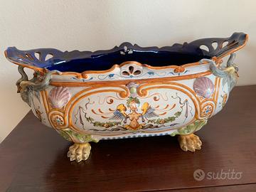 Centrotavola + uccellini + anfora Richard Ginori