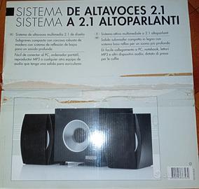 Sistema audio per PC ecc