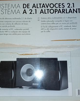 Sistema audio per PC ecc