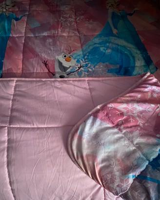 Piumini caldo frozen+spiderman  double face