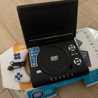 Portable DVD with tv player card reader usb game
