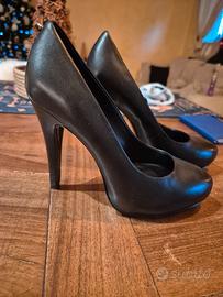 Décolleté in vera pelle 