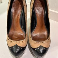 Décolleté pelle bicolor Schutz