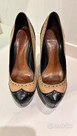 Décolleté pelle bicolor Schutz