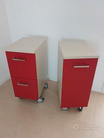 Mobiletti marca Azzurra  su ruote.