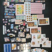 Lotto francobolli mondiali e buste filateliche
