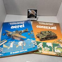 Set 2 Manuali Aerei e Corazzati Fabbri vintage