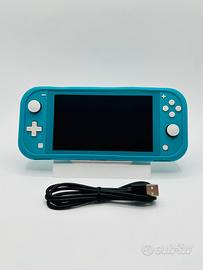 Nintendo Switch Lite Aqua Blue + Cover Turchese