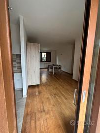 Trilocale piano terra con giardino