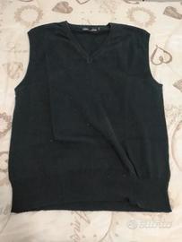 Maglione Uomo Smanicato Nuovo Nero Taglia M