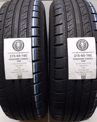 2 GOMME 215 65 16C PREMIORRI A52239