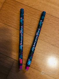 Coppia penne legami flora logo e stella