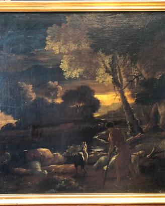 Dipinto XVII secolo “Pastori con armenti”