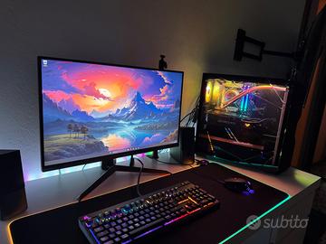 Computer da gaming gioco e lavoro