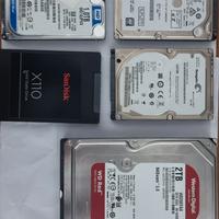 lotto hard disk e ssd HGST WESTERN DIGITAL SEAGATE