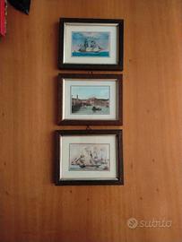 Quadri vintage 12,5x13,5 cm 