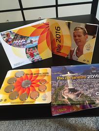 Serie 8 monete piu medaglia slovacchia giochi Rio