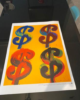 Andy Warhol  Dollar Sign 2000 poster