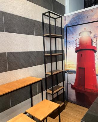 Scaffale espositore mensole