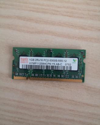 Ram DDR2 Hynix 1gb laptop