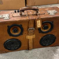 Stereo a forma di valigia