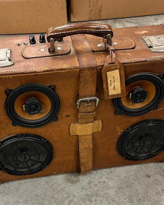 Stereo a forma di valigia