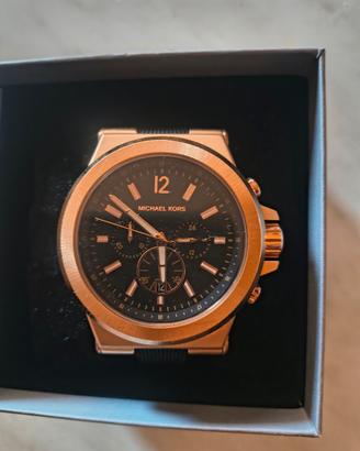 orologio MK nero e bronzo