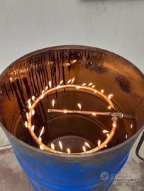 Fusto per arrostire castagne o barbeque a gas