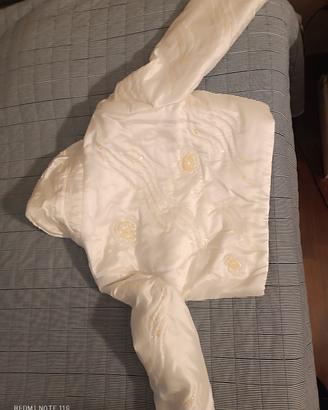 piumino corto per sposa matrimonio inverno