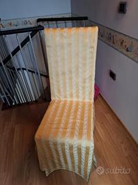 sedie rosse per ufficio o tavola