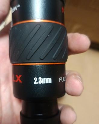 Oculare 2,3mm e 25mm