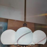 Lampadario anni 50/60 swirl