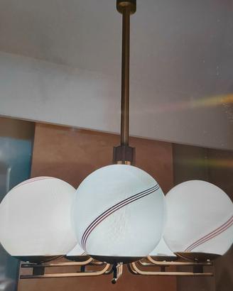 Lampadario anni 50/60 swirl